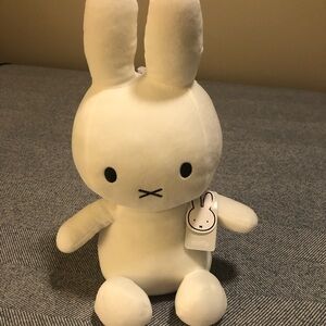 Miffy Soft White Bunny Plush